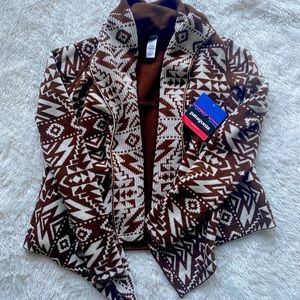 NWT Tribal Aztec pine mountain cozy wrap cardigan